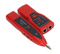 Itonash Testeur de Câble POE Testeur de Câble Ethernet Détecteur de Ligne Réseau Multifonctionnel ABS Test de Séquence de Ligne à sensibilité Réglable avec Sac de Rangement pour é