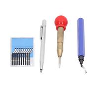 Itonash Trousse D'outils Déburorisante, Lames de Retrait Rotatif à Grande Vitesse avec Perpage de Trou et Stylo à Brèche, pour la Fin du Tuyau