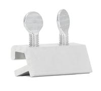 Itonash Verrons Limites de Fenêtre de 10pcs, Blocs de sécurité de Porte de Fenêtre Coulissants en Acier Inoxydable avec Conception à Double Trou, pour les Fenêtres Coulissantes