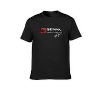 ItoNc Ayrton Senna Brazilian Mens Black T-Shirt XL