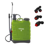 ITOOLS - Pulvérisateur Manuel 16 litres Pompe Manuelle Haute Pression 5.5 Bar Jardin, toiture, Potager 3 Buses réglables