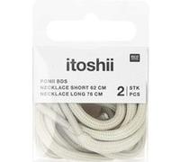 Itoshii Pack 2 Cordons 2 Tailles Gris