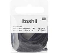 Itoshii Pack 2 Cordons 2 Tailles Noir
