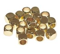 Rico Design Itoshii pack 20 perles Ponii cube dore