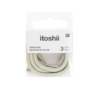 Itoshii Pack 3 Cordons 28cm Gris