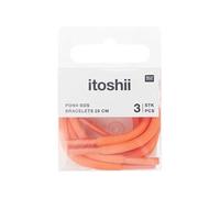 Itoshii Pack 3 Cordons 28cm Orange Fluo