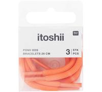 Itoshii Pack 3 Cordons 28cm Orange Fluo