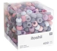 Itoshii pack 400 perles Ponii beads - couleur de la terre mat
