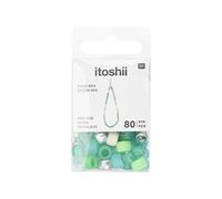 Itoshii Pack 80 Perles Ponii Vert Mix