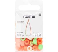 Itoshii Pack De 80 Perles Ponii Neon Mix