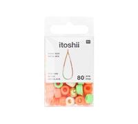 Itoshii pack de 80 perles Ponii neon mix Multicolore G