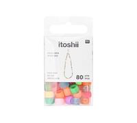 Itoshii pack de 80 perles Ponii Star mix Multicolore G