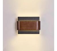 ITOSUI Applique Murale d'intérieur Style Milieu du siècle, Style Nordique Moderne, en travertin Jaune, Lampe de Chevet Vintage en marbre et Bois, pour Salle de Bain, Salon ou Couloir.