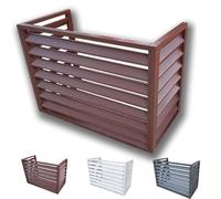 ITOSUI Cache-condensateur pour unité extérieure de climatiseur Split Mini, Protection extérieure pour compresseur de condenseur de Pompe à Chaleur (Marron, 1,5 pièce)