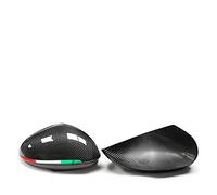 ITOSUI Compatible avec Alfa Romeo Giulia Stelvio Quadrifoglio 2017 2018 2019 2020 2021 Coque de rétroviseur en Fibre de Carbone for Aile latérale de Voiture. (Color : Carbon Look Giulia)
