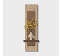 ITOSUI Décoration Murale 3D avec lumières LED, Effet grès, Sculpture Murale Moderne pour entrée, Tableau Lumineux pour Salon (F, 35 x 100 cm / 13,8 x 39,4 Pouces)