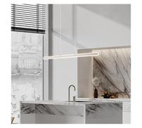 ITOSUI Lampe de Salle à Manger LED Minimaliste - Lustre Nordique Blanc pour Table à Manger, Bar, Bureau et Espace de Travail. Luminaire Moderne pour îlot Central, décoration élégante.