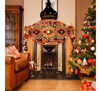 ITOSUI (Lampe Suspendue de Style Turc à 8 Couleurs, Suspension mosaïque Multicolore, Lustre décoratif en Verre coloré, luminaires Suspendus marocains pour Salon, Chambre, décoration intérieure, Or)