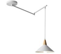 ITOSUI Luminaires Suspendus réglables, Suspension Moderne à Bras articulé, Blanc, Style Milieu du siècle, plafonnier Vintage, Lustre Industriel pour Salle à Manger ou îlot de Cuisine