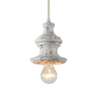 ITOSUI Petite Suspension bohème pour îlot de Cuisine, Style Campagne française, Suspension Rustique Vintage en Bois pour Salle à Manger, Chambre d'enfant ou Salle de Bain. Lustre Rustique en Bois.