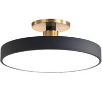 ITOSUI Plafonnier LED à Trois Couleurs avec variateur et télécommande, Style Nordique, idéal pour Chambre d'enfant, Salon ou Chambre à Coucher.