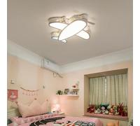 ITOSUI Plafonnier Moderne et créatif en Forme d'avion, Style Dessin animé, avec Abat-Jour en Acrylique, idéal pour Une Chambre d'enfant (garçon ou Fille).