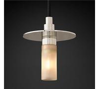 ITOSUI Plafonnier Noir Moderne, Lampe à Verre dépoli, Suspension Style Ferme Vintage pour îlot de Cuisine, Salle à Manger, Chambre, Couloir - Noir