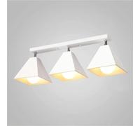 ITOSUI Plafonnier Semi-encastré Industriel, culot E27 en métal Noir, Style Ferme, idéal pour la Cuisine, la buanderie, Le Couloir ou Le Hall d'entrée - Lampe élégante à Fixer au Plafond