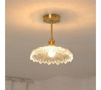 ITOSUI Plafonnier Semi-encastré Style Industriel et Rustique - Éclairage Vintage Moderne pour Cuisine, Chambre, Couloir, Hall d'entrée, culot E27, décoration intérieure