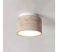 ITOSUI Plafonnier Semi-encastré Vinta Square Travertine - Luminaire Moderne pour la Cuisine, la Salle de Bain, Le Porche et Le Couloir - Éclairage élégant pour la Maison