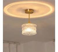 ITOSUI Plafonnier Style Industriel et Rustique - Plafonnier Semi-encastré Vintage Moderne pour Cuisine, Chambre, Couloir, Hall d'entrée - Compatible avec Ampoule E27, décoration élégante