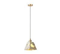 ITOSUI Suspension Cloud Stone avec culot E27/E26 - Lampe Suspendue Moderne en Laiton pour Couloir, Bureau ou Bar (13 cm / 5,9 po)