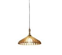 ITOSUI Suspension en Bois Brun/Naturel, Style Industriel Conique, idéale pour îlot de Cuisine, Salle à Manger, Chambre ou véranda. « C'est si Gentil de Votre Part » (Bois Naturel 30 x 24 cm)