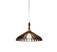 ITOSUI Suspension en Bois Brun/Original, Style Industriel Conique, idéale pour îlot de Cuisine, Salle à Manger, Chambre ou véranda. C'est très Gentil de Votre Part.