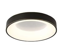 ITOSUI Suspension LED Moderne en cuivre Noir - Installation Facile - Luminaire de 50 cm pour Chambre, Salon et Bureau - Design encastré élégant, Solution d'éclairage écoénergétique - Noir 40 cm