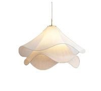 ITOSUI Suspension LED Nordique Moderne à intensité Variable - Plafonnier Blanc Chaud à Hauteur réglable pour Salle à Manger, Chambre, Salon, luminaire de 40 cm au Design ondulé en Forme de pétales