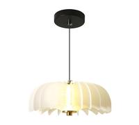 ITOSUI Suspension Minimaliste Japonaise en Acrylique - Luminaire LED créatif avec Corps en Fer pour Chambre, Restaurant, comptoir de Bar (60 cm et 30 cm)