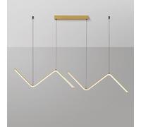 ITOSUI Suspension Moderne à LED à intensité Variable avec télécommande, Lustre linéaire élégant pour îlot de Cuisine, Salle à Manger, Bureau, Couloir et Chambre à Coucher.