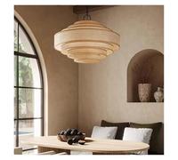 ITOSUI Suspension Moderne et Simple Japonaise SLE en Tissu - Lampe Suspendue rétro d'intérieur pour la décoration intérieure, luminaire élégant pour Le Salon, la Chambre et la Salle à Manger.