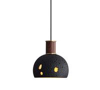 ITOSUI Suspension Style Ferme, Lampe Suspendue Vintage créative E27 pour Chambre, Salle à Manger, Bar et café - Options Blanc et Noir