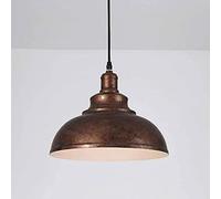 ITOSUI Suspension Vintage Industrielle en cuivre martelé - Luminaire Rustique en métal pour îlot de Cuisine, Salle à Manger, café, Bar - Éclairage décoratif élégant