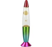 Itotal - Color-Changing Led Lava Lamp - Rainbow Base And White Wax (X