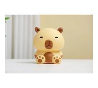 itotal Veilleuse LED Capybara - Silicone Rechargeable USB-C, 9 couleurs, 13,2×10×16 cm, Jaune enfant