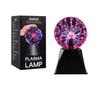 itotal Lampe plasma 6 (xl2637) – Sensible au toucher et au son – Lampe de nuit pour enfants Rose