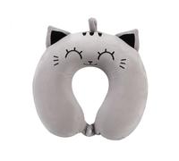 Itotal - Neck Pillow - Grey Cat (Xl2184c)