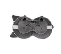 Itotal - Pillow With Sleep Mask - Grey Cat (Xl2529)