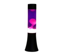 ITotal XL2460 Lampe à Lave 30 cm avec Base Noire, Liquide Violet et Cire Blanche