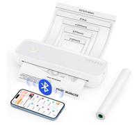 Itp04 Imprimante Thermique A4, Imprimante Portable Sans Encre Pour Le Voyage, Bluetooth Compatible Avec Les Téléphones Et Ordinate