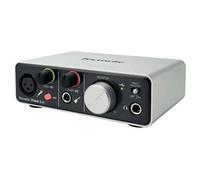 Interface audio Focusrite iTrack Solo pour Mac, PC et iPad- interface audio USB servant à enregistrer, streamer et podcaster, avec une XLR et une entrée ligne; livrée avec des logiciels professionnels
