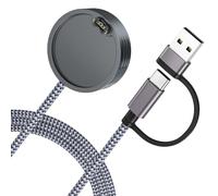 Itramax 2-en-1 USBC Charger Cable pour Garmin Watch Dock Chargement 1,2M